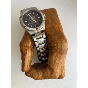 United Steelworkers Of America JJ Men's Watch Needs Battery Gold Silver Tone